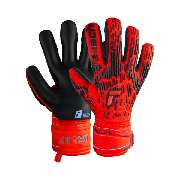 Reusch Attrakt Freegel Silver 5370235 3333 schwarz rot 1